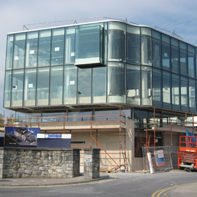 Site Installation Curtain Walling